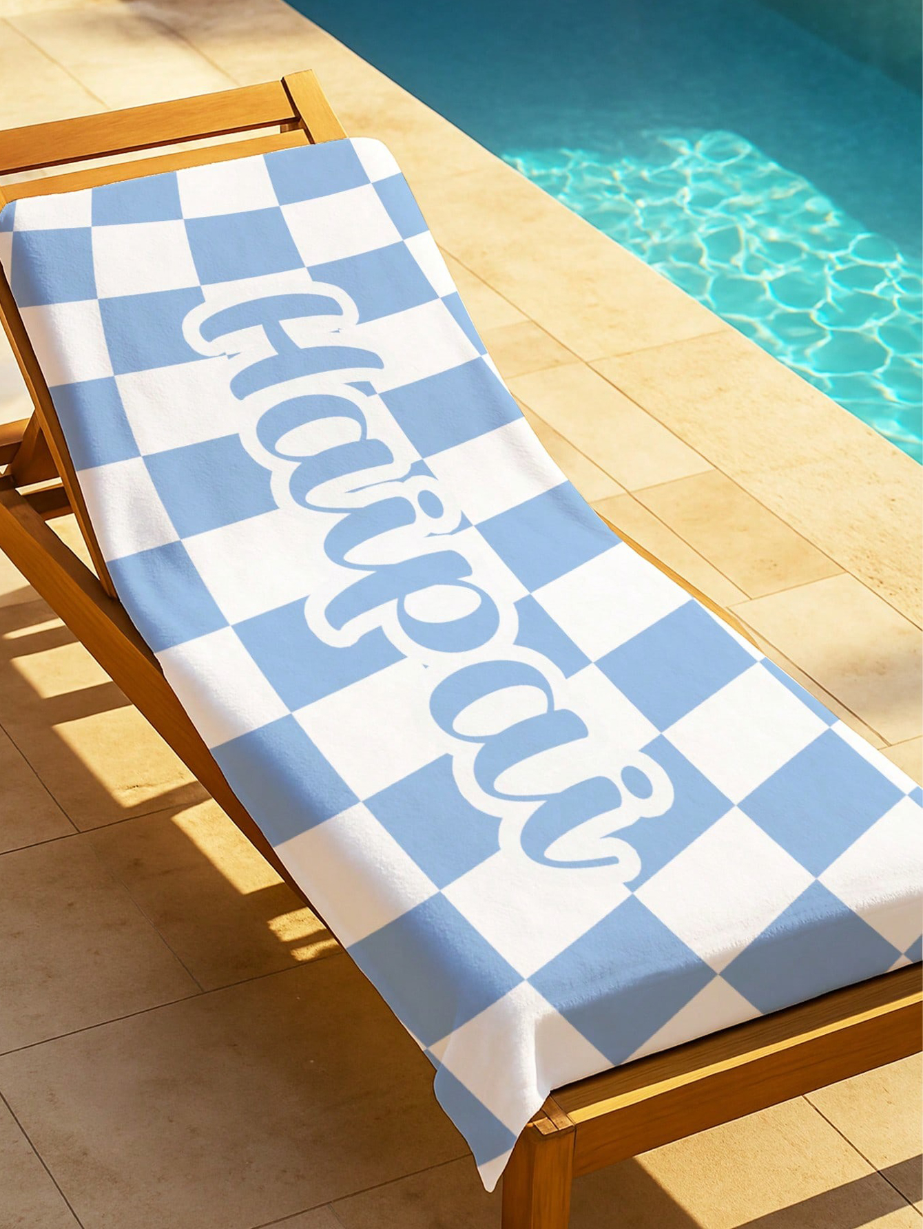 Personalized Monogram Beach Towel